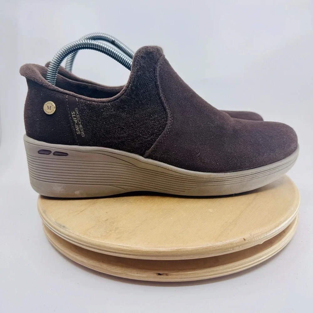 Skechers Martha Stewart‎ Pier Lite Womens 10 Brown Wedge Casual Shoes